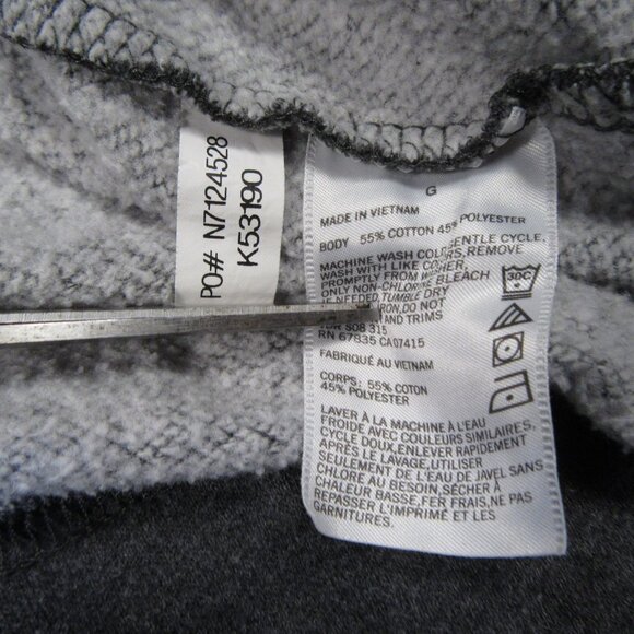 Nautica Men's 1/4 Zip Pullover Large Gray Long Sleeve Sweatshirt Casual - Picture 6 of 10